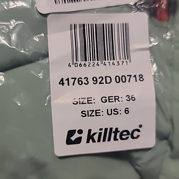 Cc - NWT Killtec houndstooth logo puffer ski jacket - Picture 10 of 14
